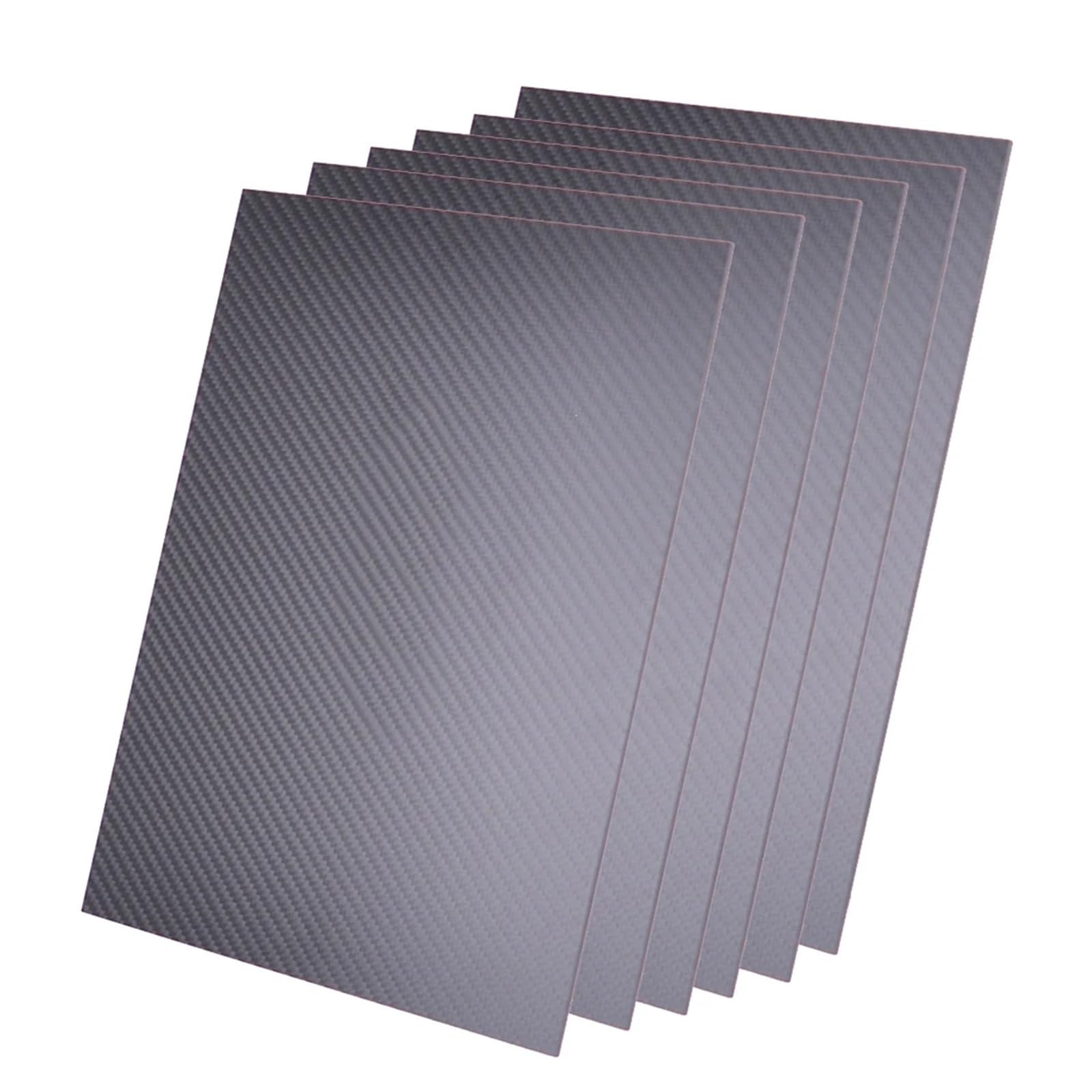Pannello in fibra di carbonio 3K da 200 mm x 400 (0,5 1, 2 3 4 5), materiale composito ad alta durezza Per Aquiloni, Aeroplani RC(2.0mm Thickness)