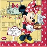 Paquete de 20 servilletas de papel de dos capas de la gama Minnie Cafe