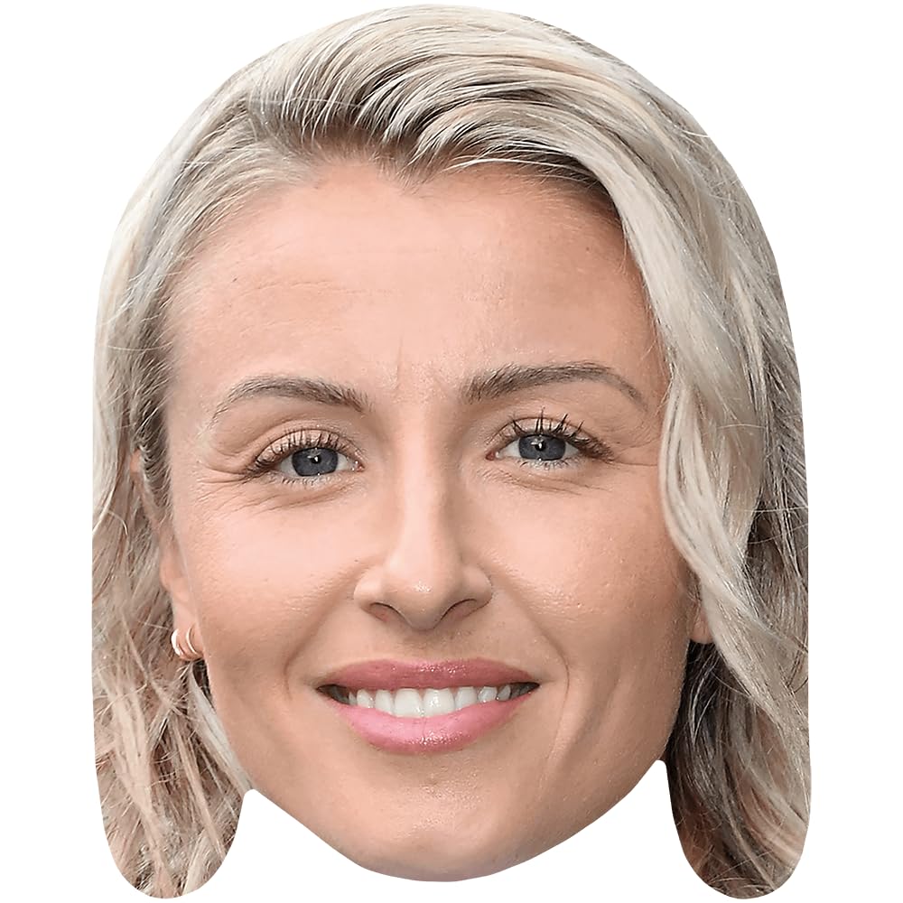 Celebrity Cutouts Lifelike Leah Williamson (Hair Down) Celebrity Mask, Flat Card Face, Fancy Dress Mask