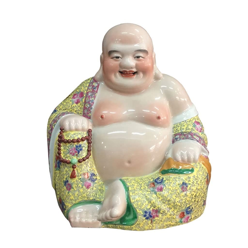 Statue de Bouddha en céramique pour décoration de jardin zen