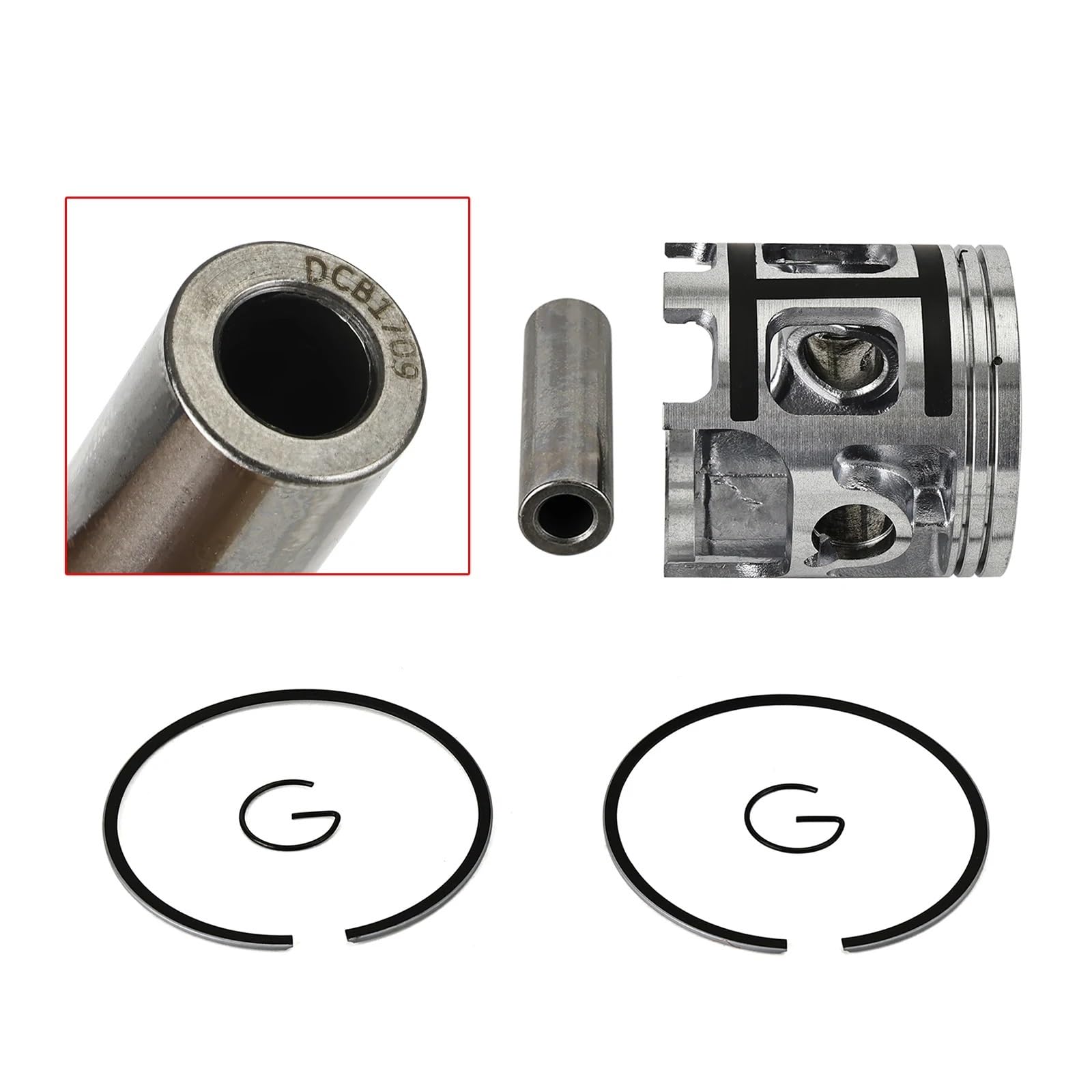Kit Cilindro Set pistone e Fasce Elastiche PRO-X Engine da 66 mm, Adatto per Yamaha Blaster 200 1988-2006 Kit Cilindro pistone Motore