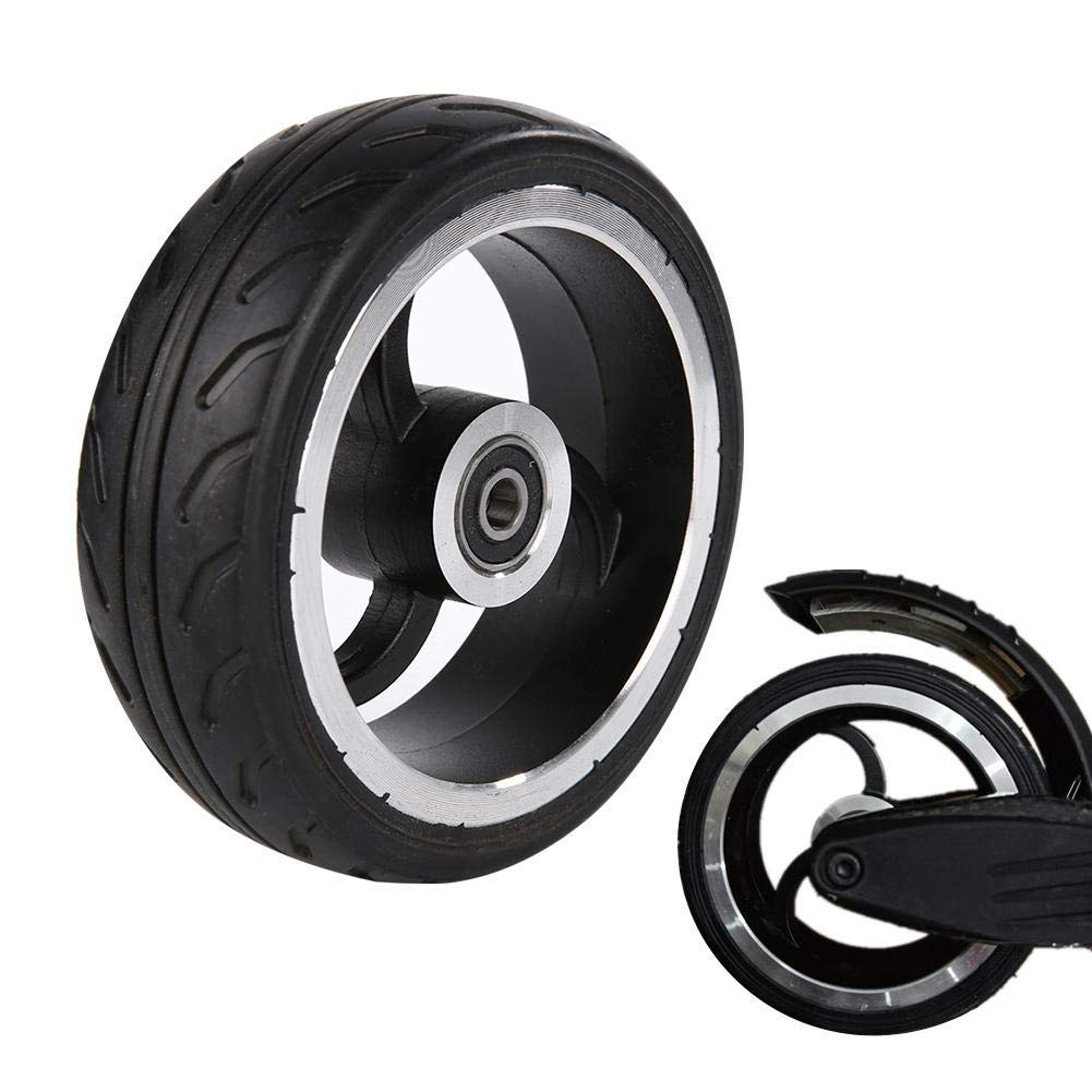 Alomejor Ruota Posteriore del Scooter Solidi di Riparazione per Motorino Elettrico Pattino della Bici 5 Pollici