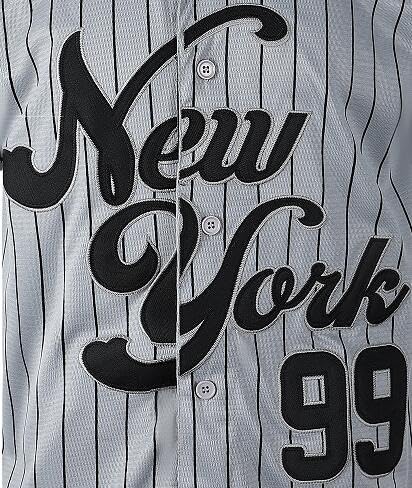 Camiseta de Béisbol Retro New York 99 para Hombre, estilo Hip Hop miniatura 5