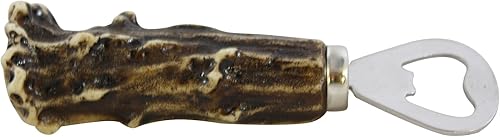 Miniatura 10 de Pine Ridge Abridor de botellas de cerveza, agarre de pata de oso negro, accesorios de cocina de lujo para vida silvestre, abridor de mano de acero