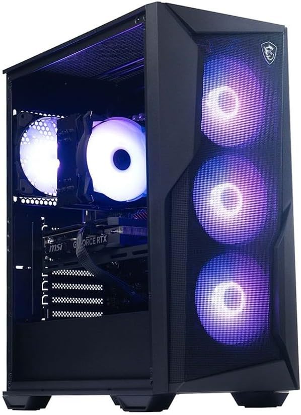 msi Codex Z2 B8NVP-434US Gaming PC AMD Ryzen 7 8700F 4.1GHz Processor NVIDIA GeForce RTX 5070 12GB GDDR7-32GB DDR5-6000 RAM – 1TB SSD