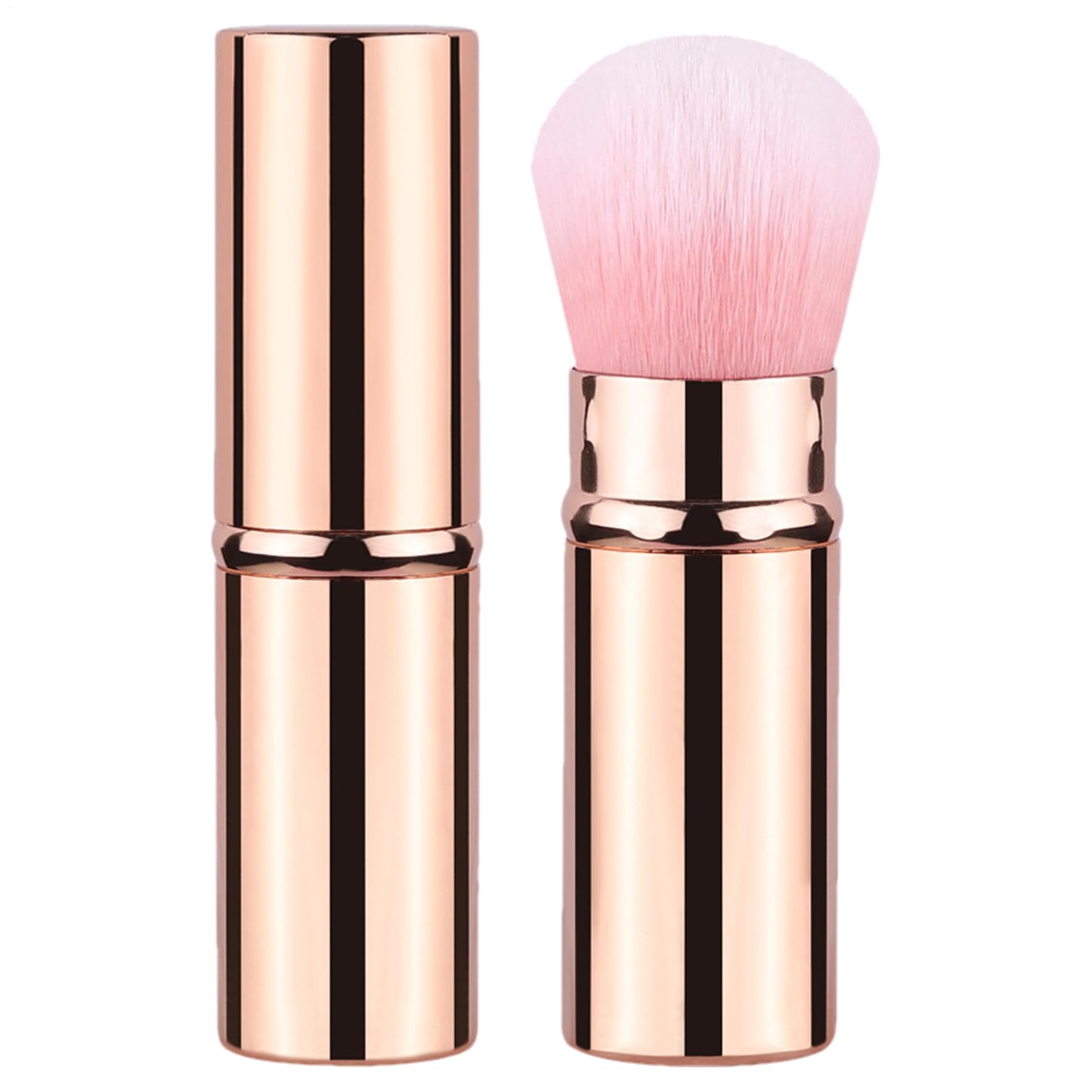 Quick Makeup Touch-ups -Soft Portable Makeup Brush | Small, Multipurpose Brush for Blush, Bronzing Powder, Sunscreen, and Face Cream | Ideal for Travel, and Easy Application for All Skin Types