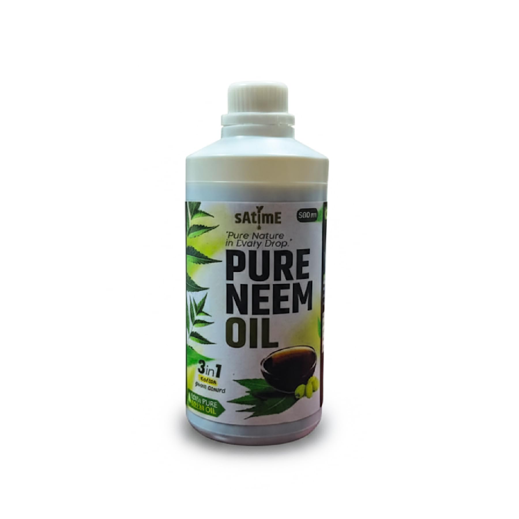 sAtimE Pure Cold Pressed Water Soluble Neem Oil 500ml With Free Spray Gun Concentrate For Plants & Garden For Indoor And Outdoor Removes Aphids Fungus Thriphs Mildew For Making 100 Neem Spray Bottles-image-18