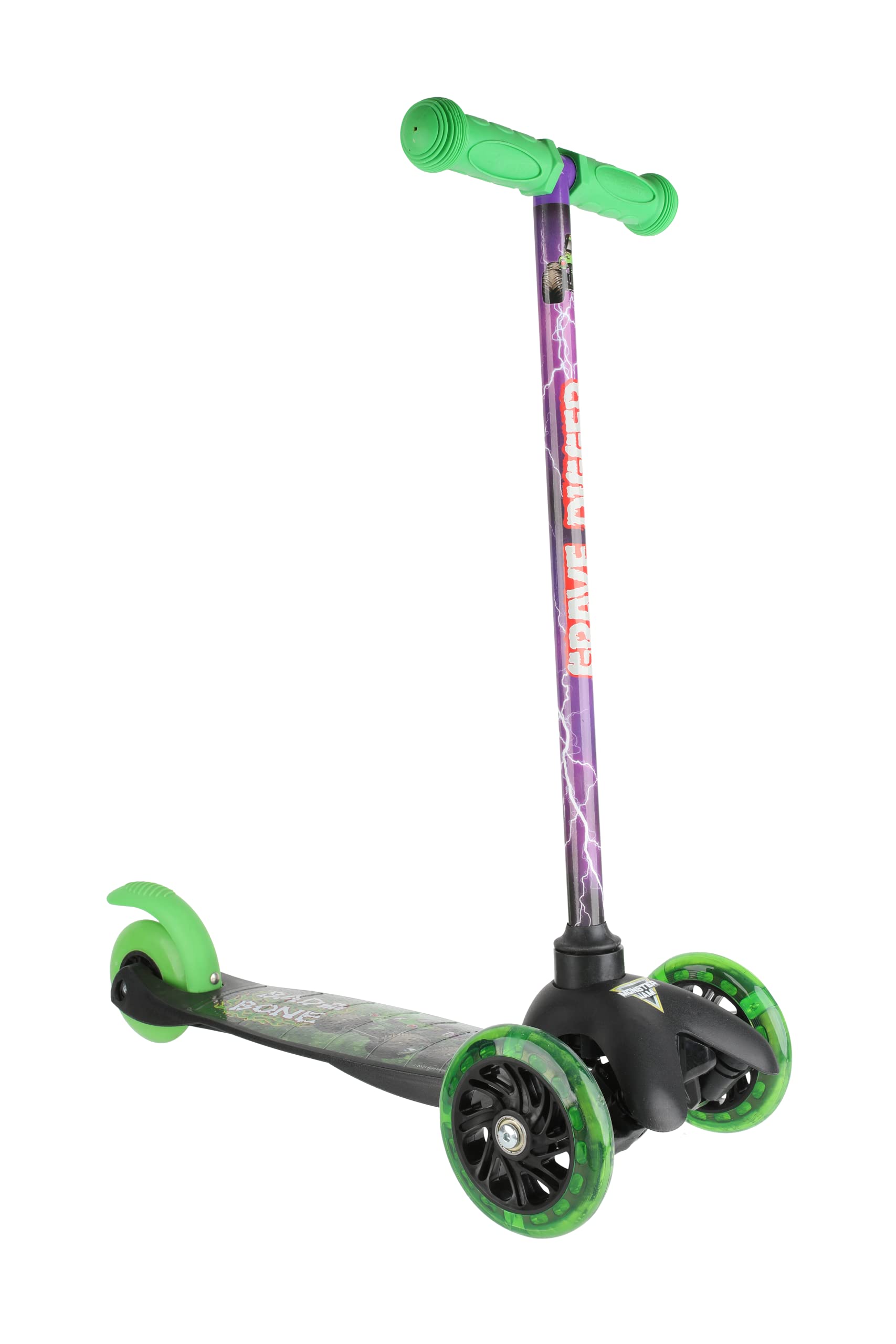Buy Monster Jam Self Balancing Kick Scooter With Light Up Wheels Extra 