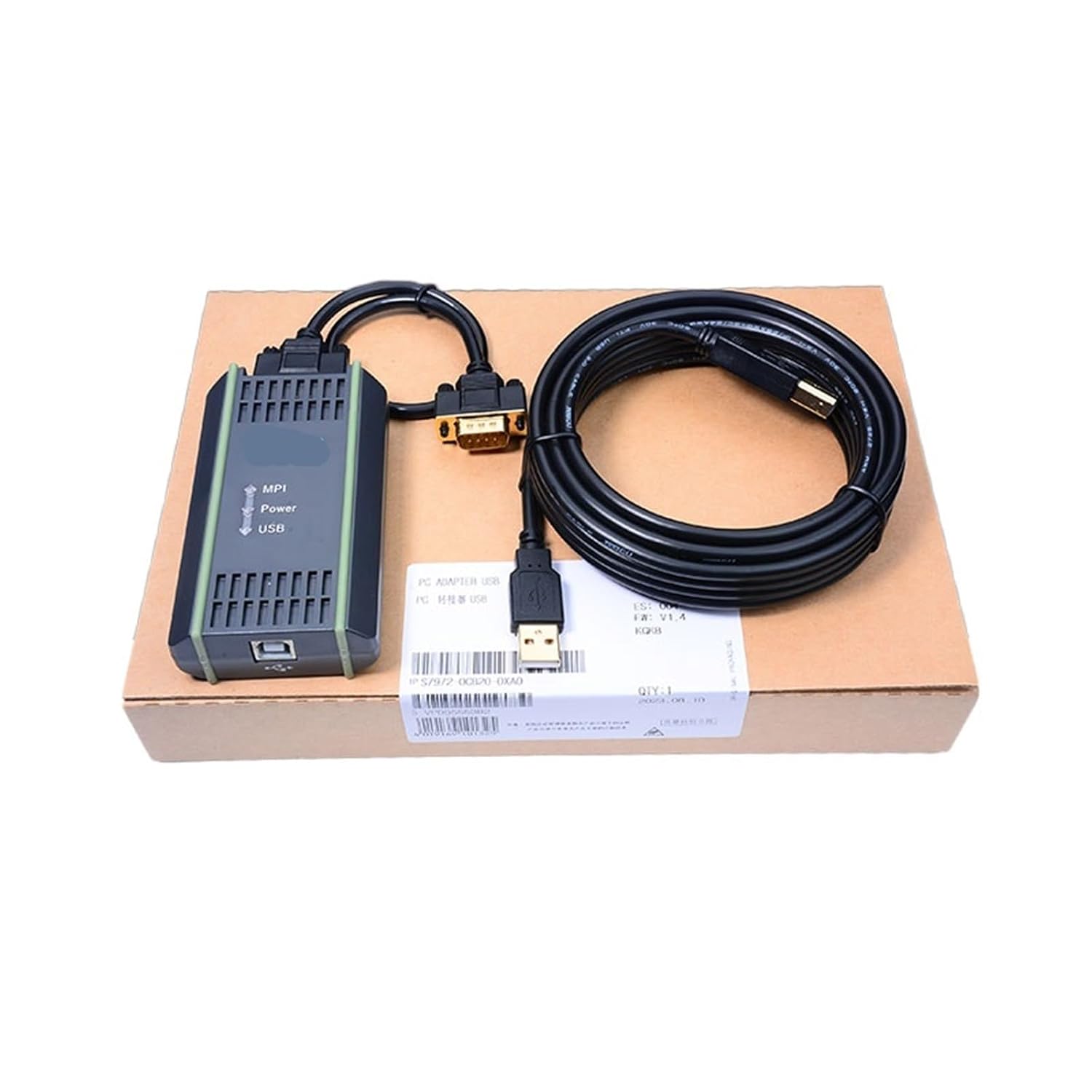 1pcs 6ES7972-0CB20 MPI Cable for S7-200/300/400(Enhanced Isolated)