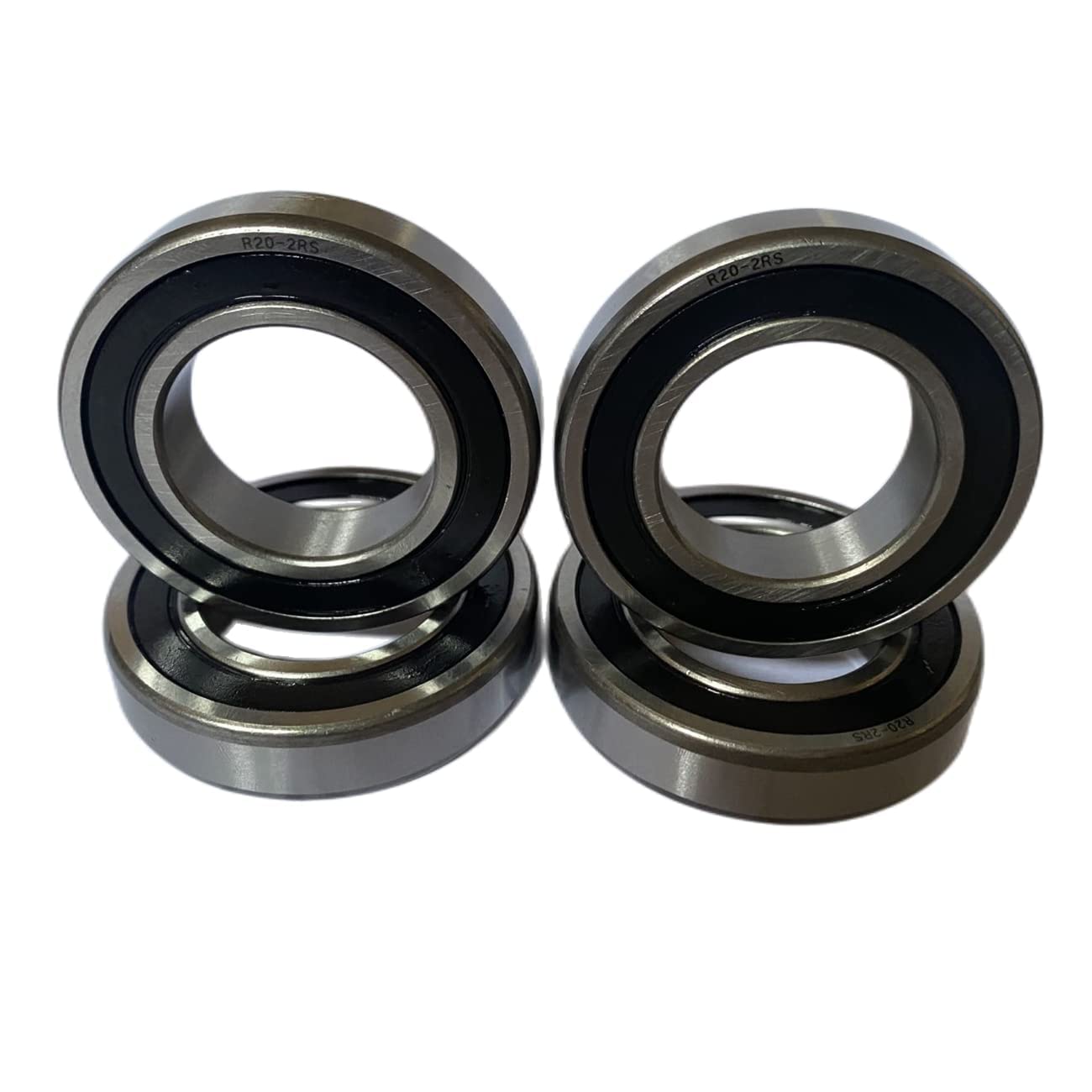DEEG R20-2rs Ball Bearing (rodamiento) Double-Sided Seal high Temperature Grease C3 1.25x2.25x0.5in 4pcs