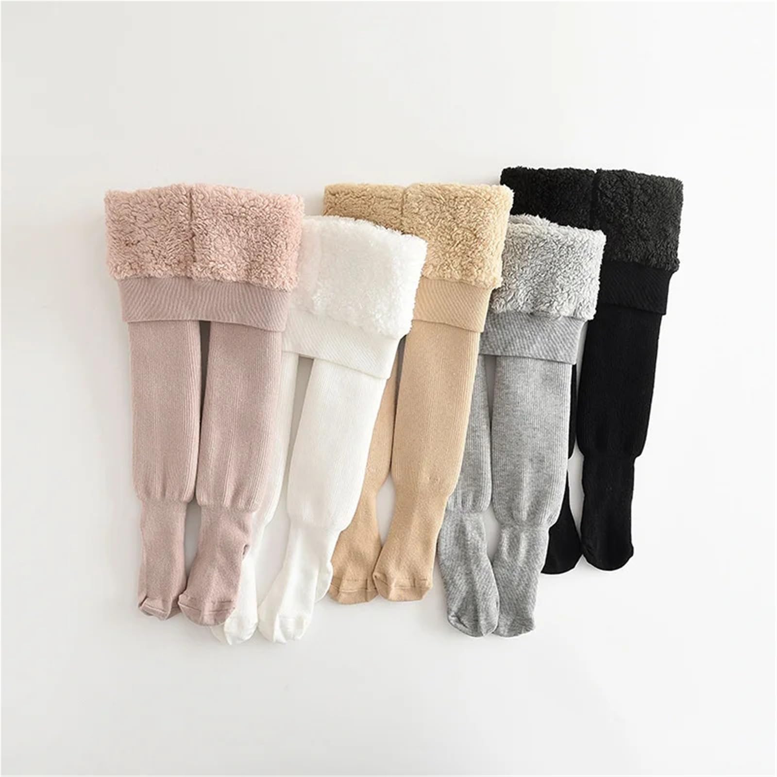 Winter Thick Tights for Girls – Keep Warm Children’s Tights Fashion Toddler Baby Girl Pantyhose (0-8 Years)(GRAY,2-4Years(S))