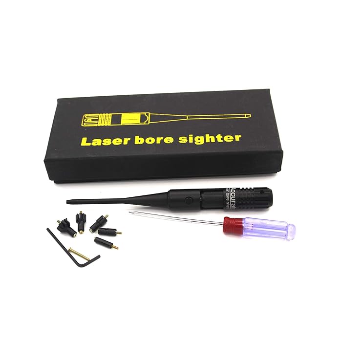 Buy AKFIRE Laser Bore Sight Kit with Button Red Boresighter Free
