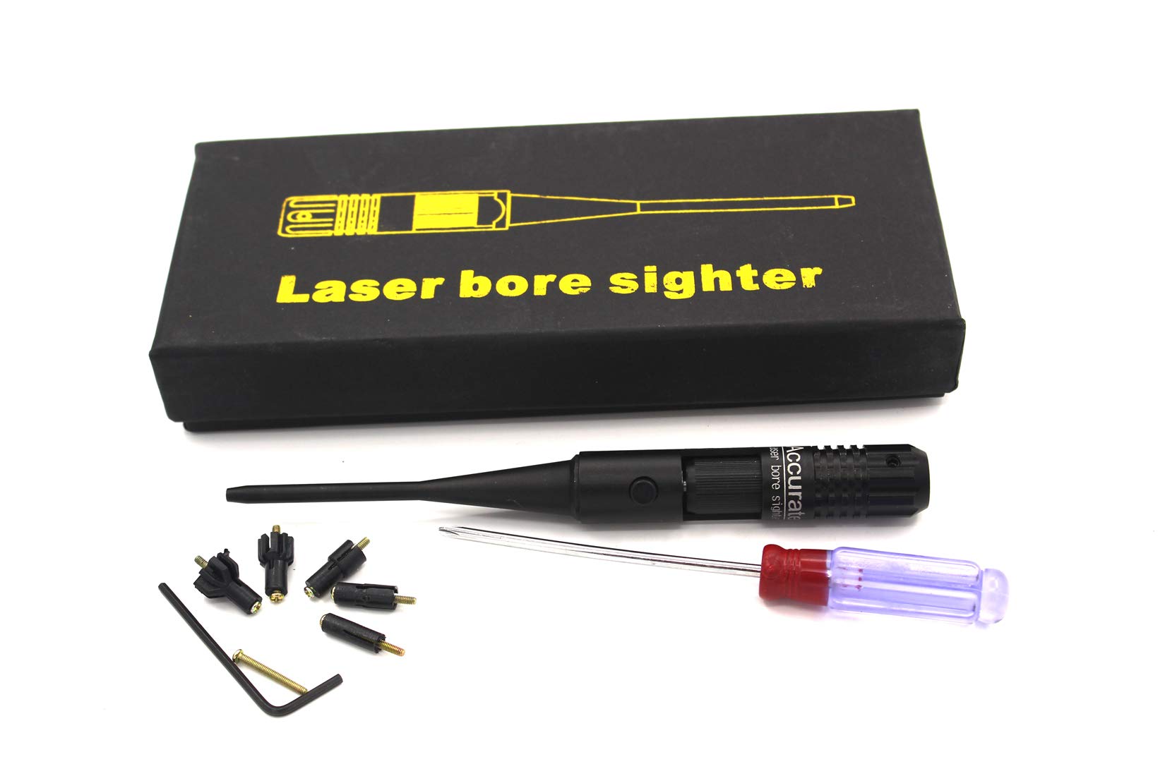 Buy AKFIRE Laser Bore Sight Kit with Button Red Boresighter Free