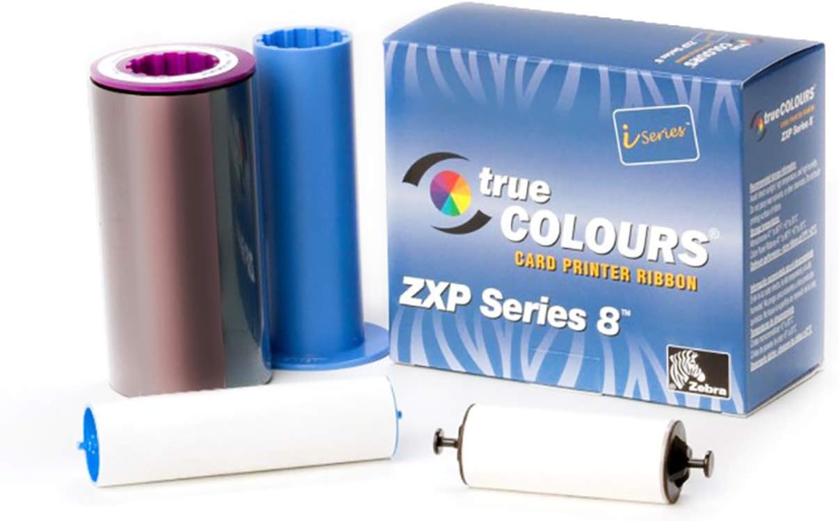 For Zebra Color Ribbon ZXP8 800012-445 and 800012-601