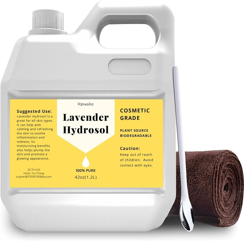 Bruma facial de água de lavanda Hznxolrc, 42 oz