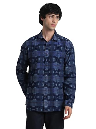 Jack & Jones Men's Cotton Checke Regular Fit Shirt