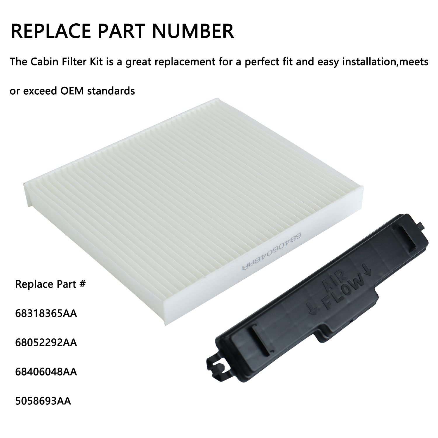 68406048AA Cabin Air Filter & Cabin - Key Features