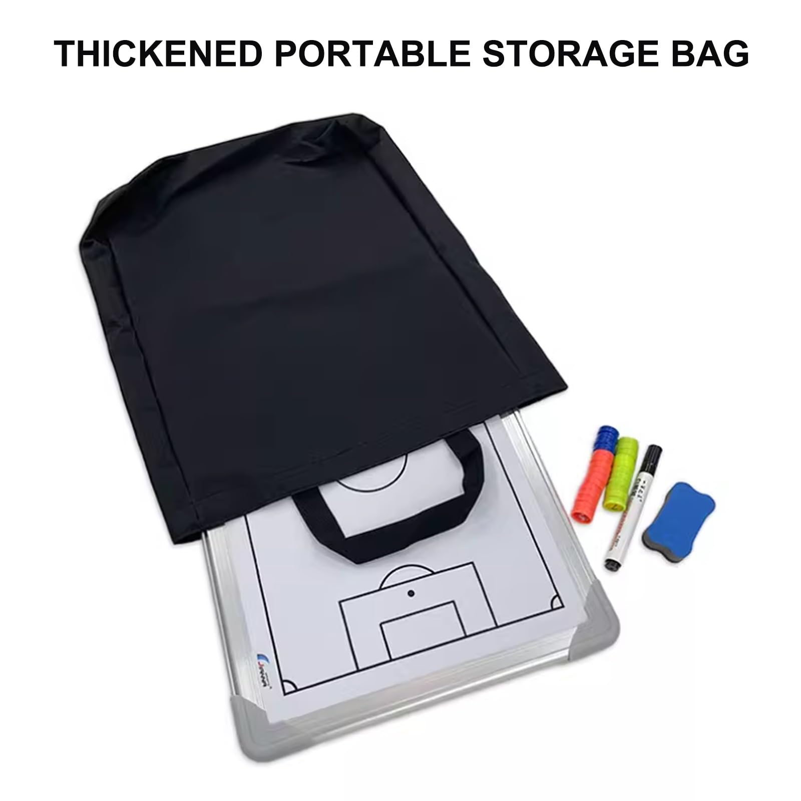 Lavagna Calcio Allenatore con Penna Magneti, Lavagna Magnetica per Allenamento e Analisi dei Giochi, Lavagna Tattica Calcio, Lavagna Calcio Allenatore di Board, con Pennarello, Gomma