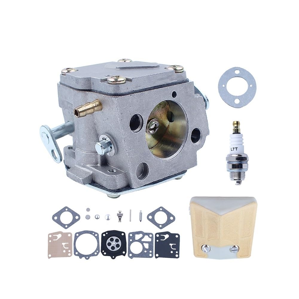 Kit de reparación de carburador con Filtro de Aire Compatible con Motosierra 268, 266, 272 RK-23HS, repuestos for Motosierra Gasolina