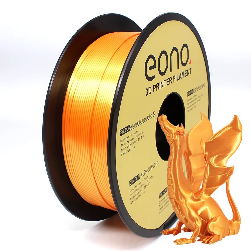 Filament PLA 1.75mm de couleur Or Soie Eono pour décorations maison - 7