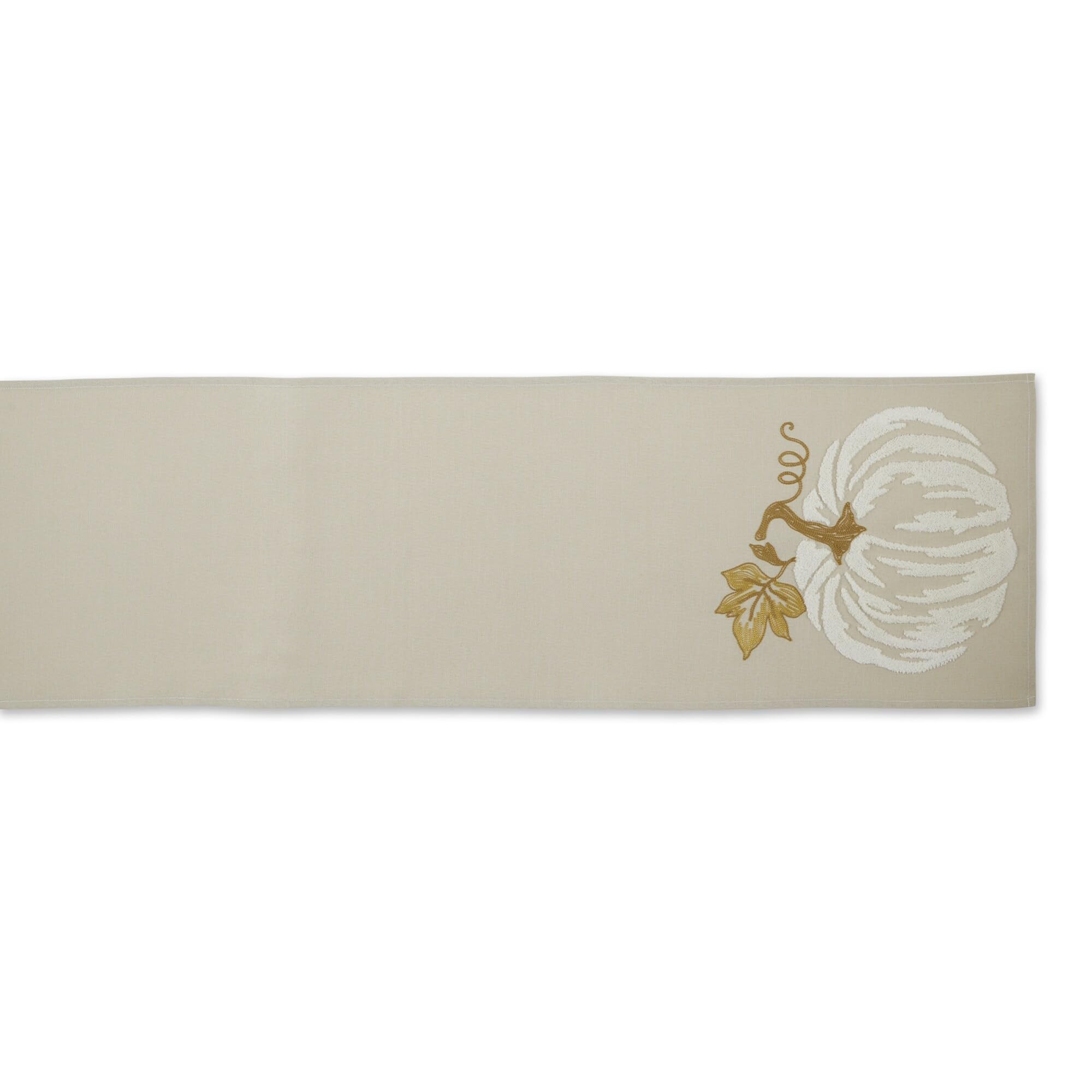 DII Fall Table Décor Embroidered Tabletop for Thanksgiving Dining Table Runner, 14x70, Scattered Leaves, Table Runner, 14x70" - Image 4