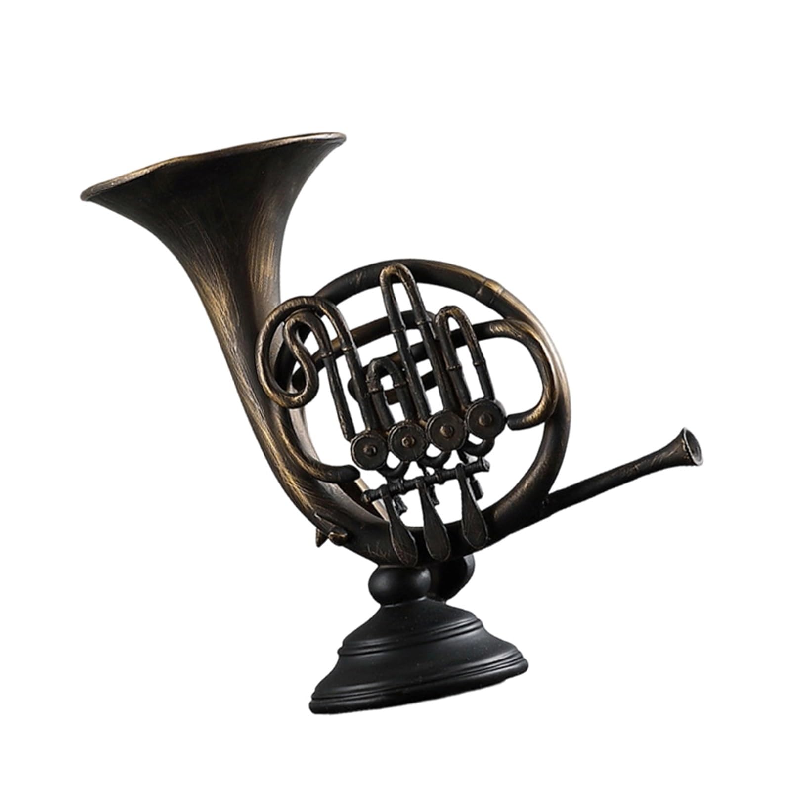 ZXFJYUIP Vintage Violin And Saxophone Wine Cabinet Living Room Desktop Musical Instrument Ornament(Wind Instruments)