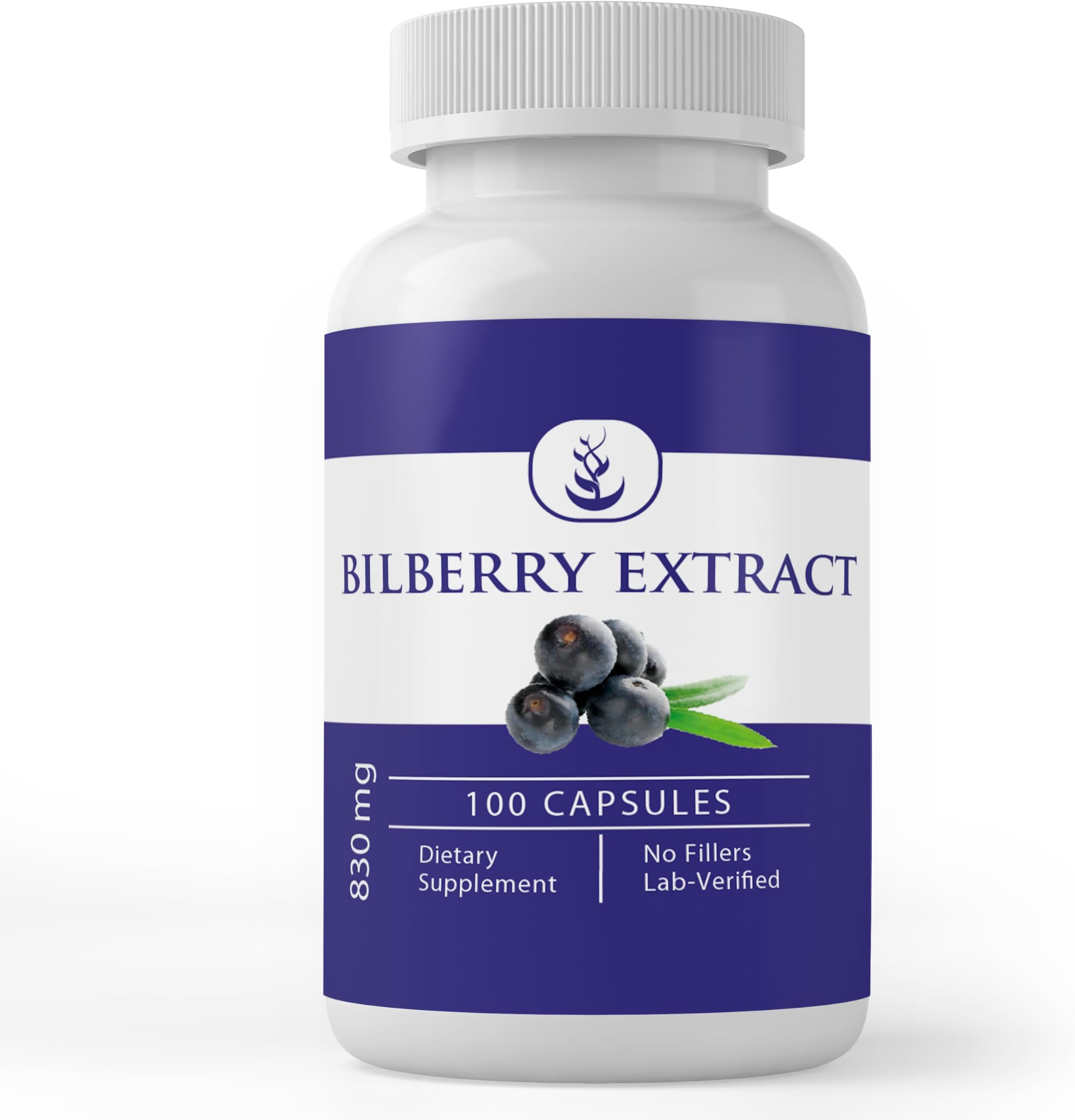 Pure Original Ingredients Bilberry Extract, (100 Capsules) Always Pure, No Additives Or Fillers, Lab Verified