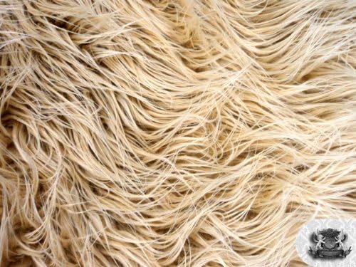 Faux/Fake Fur Mongolian Camel Fabric by The Yard
