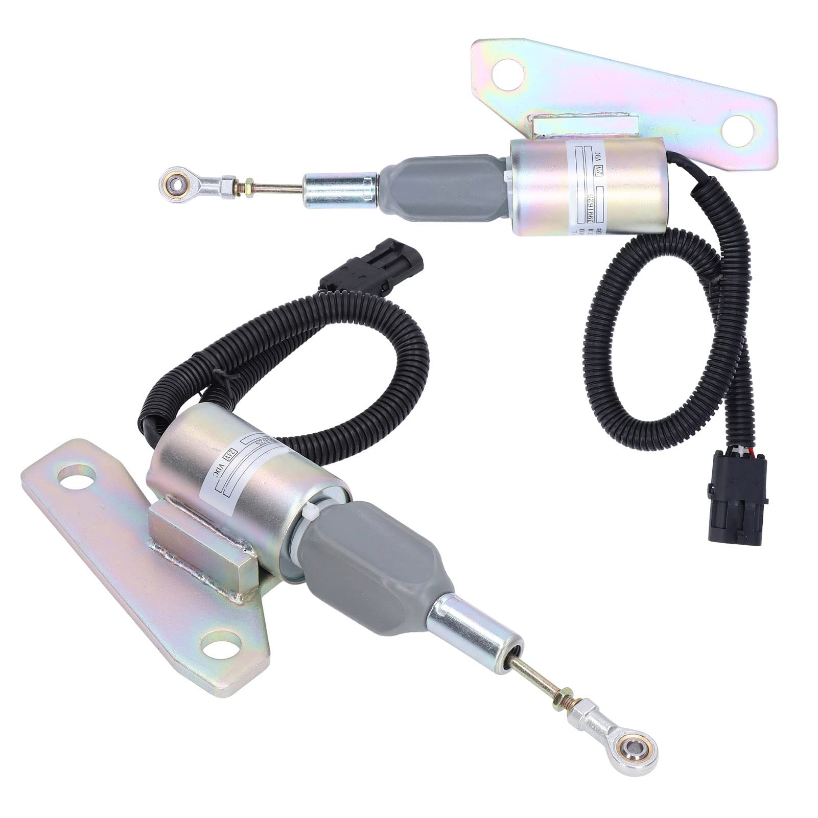 Válvula de Cierre de Combustible, 3991625 Solenoide de Parada de Motor Diésel de Corte sin Interferencias Alta Sensibilidad para Uso Industrial para Motores 6BT 5.9L