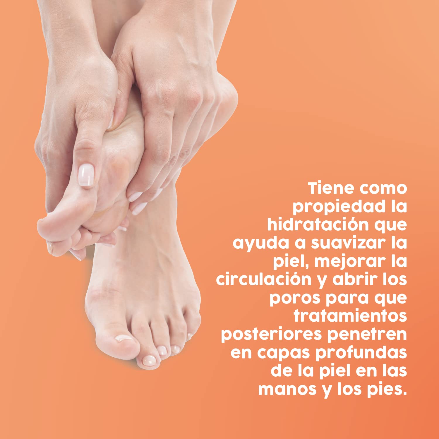 Parafina Naranja Melocotón 500 gr | Parafina para Manos y Pies Tratamiento Nutritivo Protector de la Piel