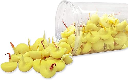 Miniatura 6 de SATVIK - 50 mechas de ghee de vaca pura para Puja hasta 30 minutos Pooja Home y Mandir Nitya Pujan Readymade Ghee Jyot Jyoti Pujan Indian