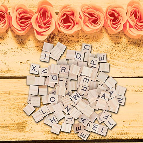 Fichas de letras de madera para manualidades A-Z miniatura 4