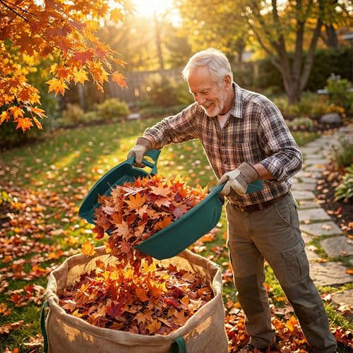 Pelles à feuilles grand volume avec poignée ergonomique