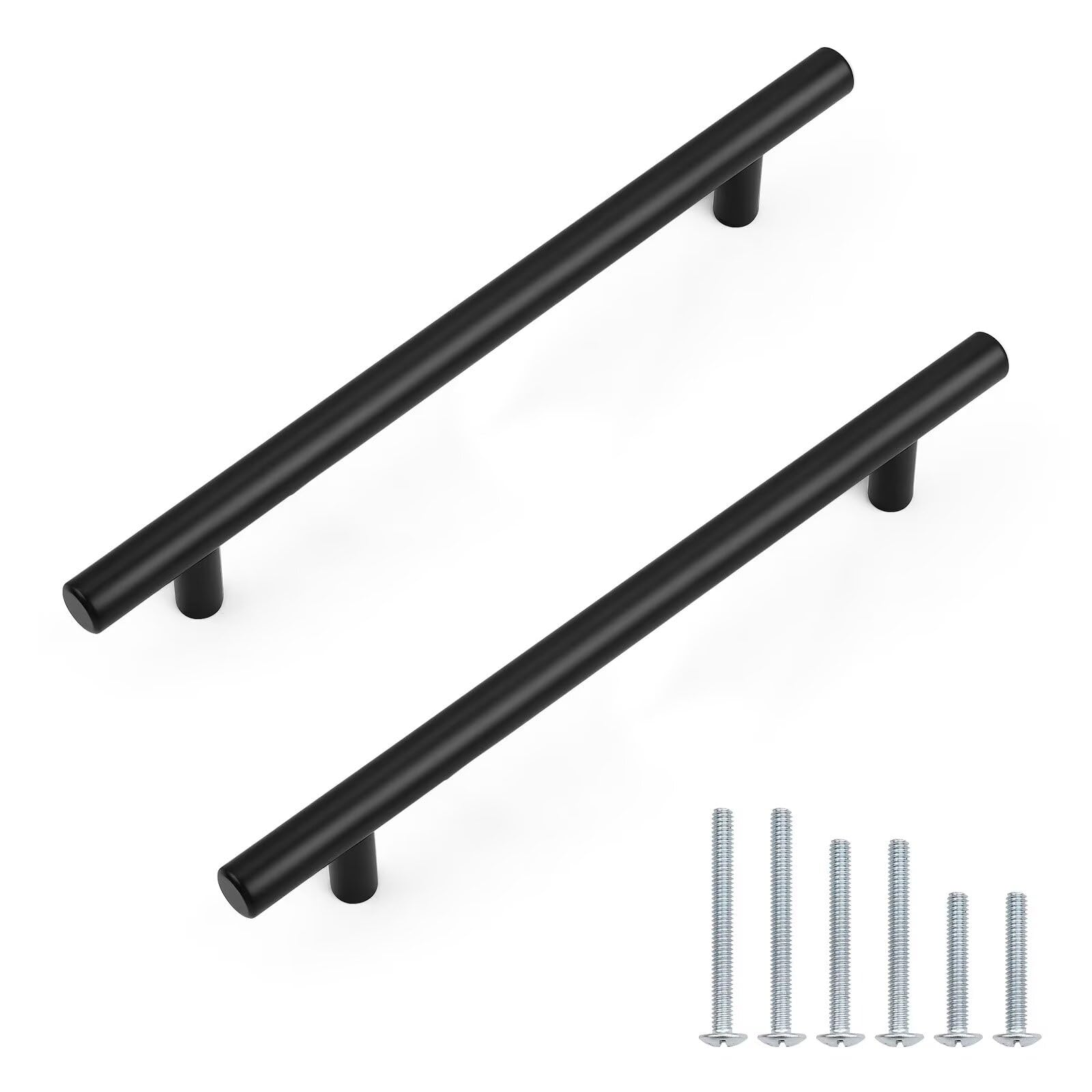 Probrico Black Cabinet Handles & Pulls 3" Hole Centers Round 30 Pack — Amazon image 10