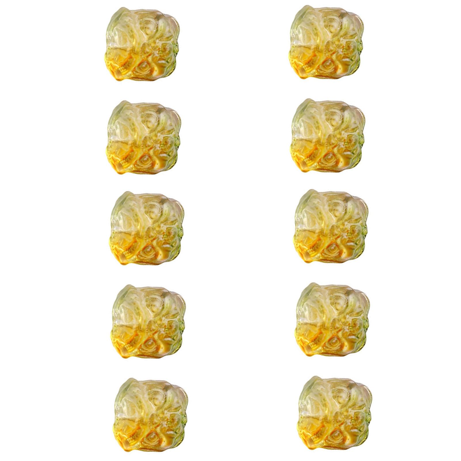 Tsophreniq Of 10 Glass Beads for Jewelry Making Cultural Craft Accessories Glass Beads for Craft Enthusiasts