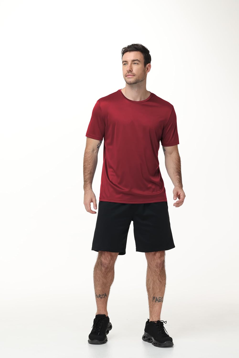 ZITY 5 Packs Men's UPF 50+ Sun Protection T-Shirts Workout Fishing Swimming Rash Guard Fast Dry Breathable Shirt