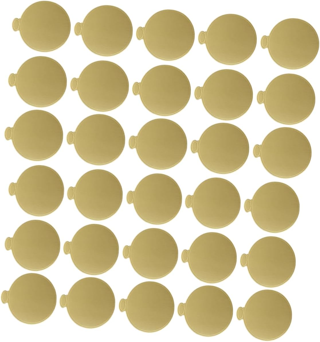 PRETYZOOM 400pcs Lightweight Portable Cake Serving Trays Round Cake Rounds Easy to Use Display Bases