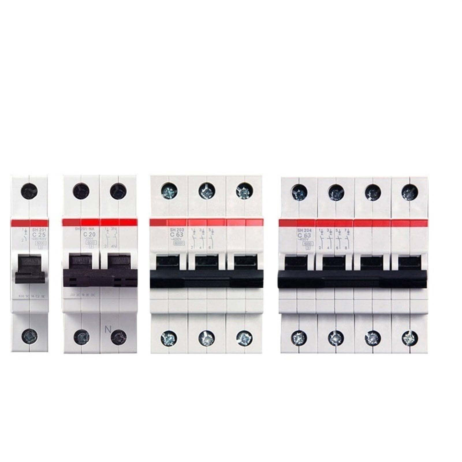 Disjoncteur SH202 2P type C 40A évite les pannes et courts-circuits - 6