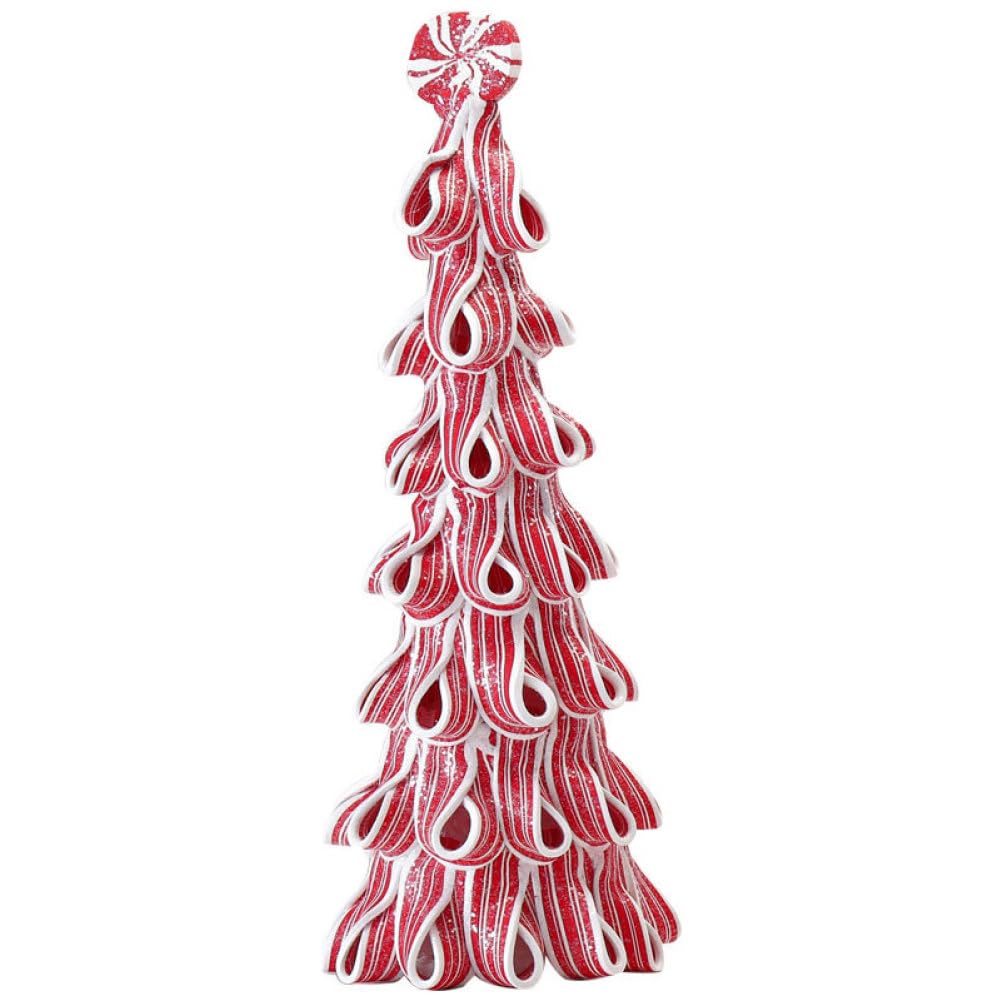 Mini sapin de Noël en argile sans perte d'aiguilles pour table et espace restreint
