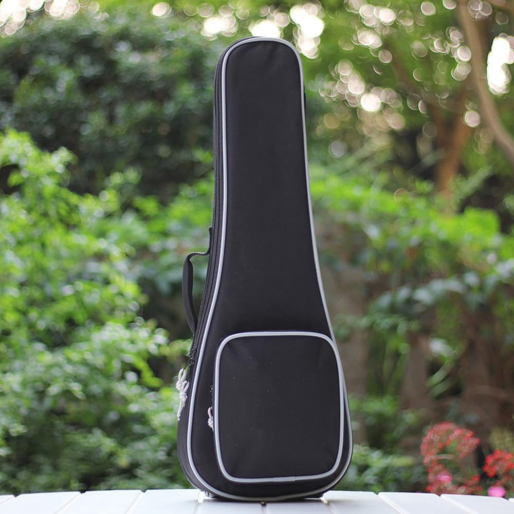 Custodia Per Ukulele Soprano - Imbottita, Cinghie Regolabili, 23 Pollici, Rosso - Foto 7