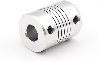 ZHENGGF-CPL Coupler 1pc 4X4 D19L25 Aluminum Alloy Flexible Coupling for Stepper Motor Shaft Couplings for 3D Printer