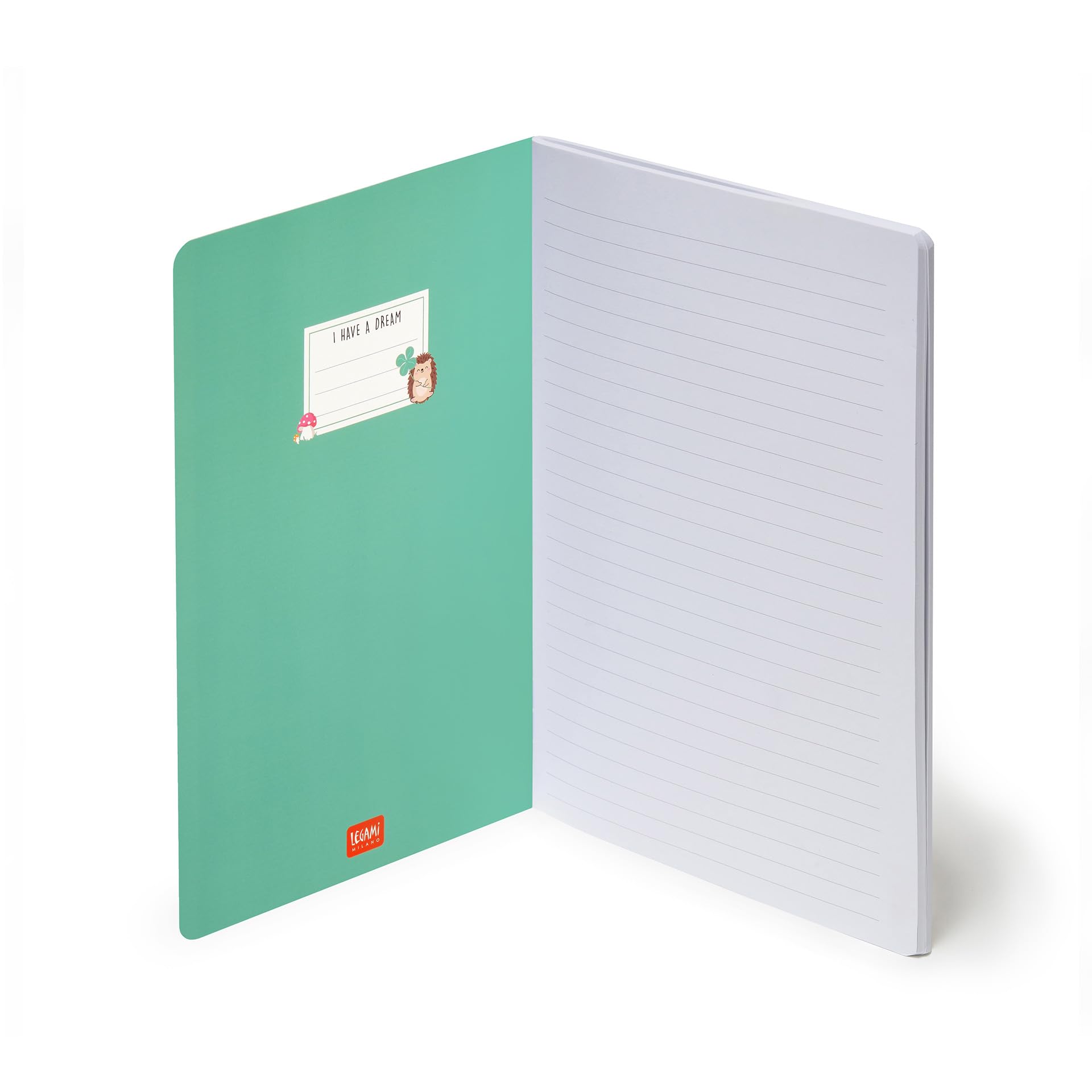 Legami Quaderno a Righe 7 mm B5 100 Pagine Rilegatura a Punto Singer 18.5 x 24.8 cm Carta FSC