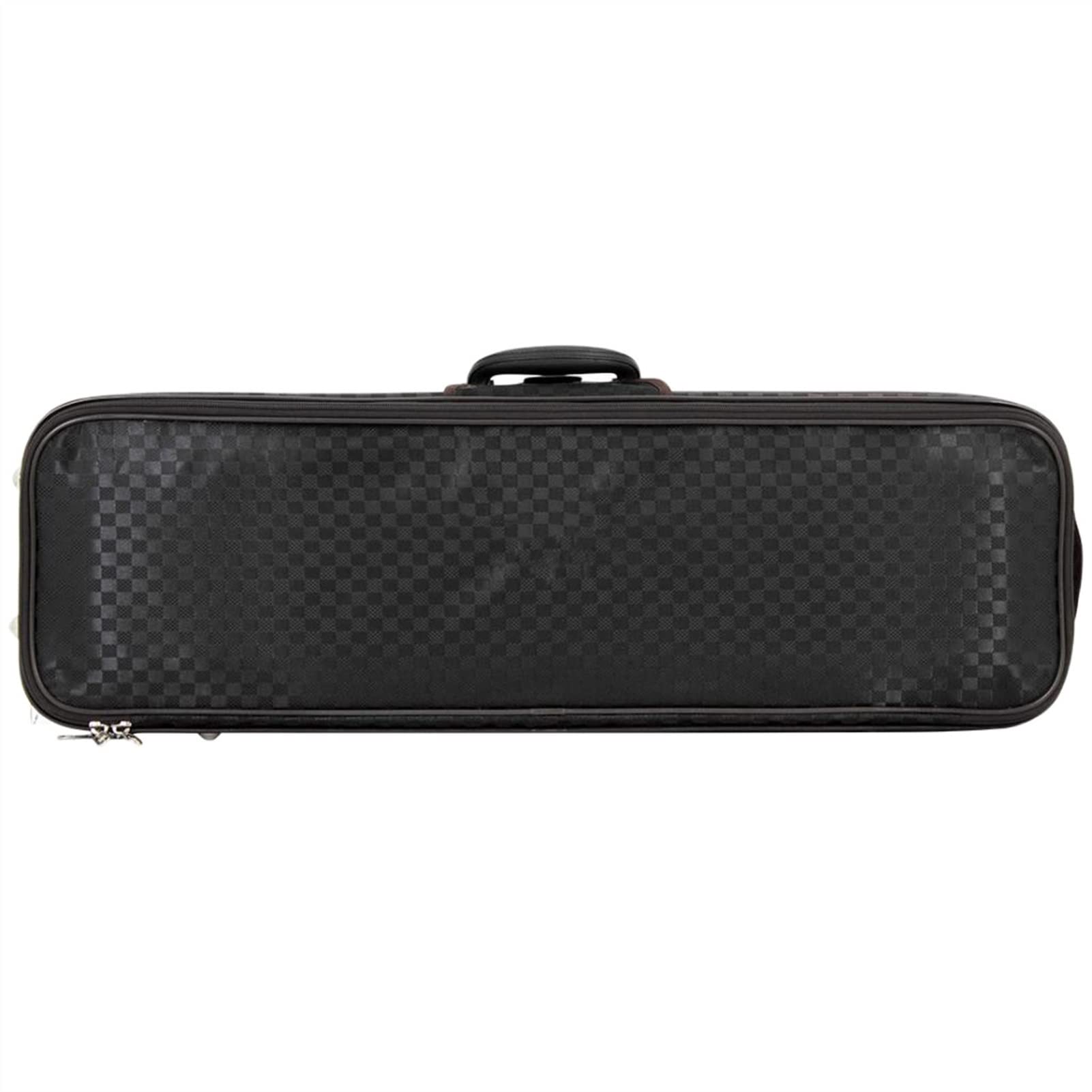 Full Size Custodia per Violino Cassa del Violino Robusta 4/4 A Grandezza Naturale, Custodia Rigida del Violino Nero con Serratura Igrometro Cinghie Regolabili