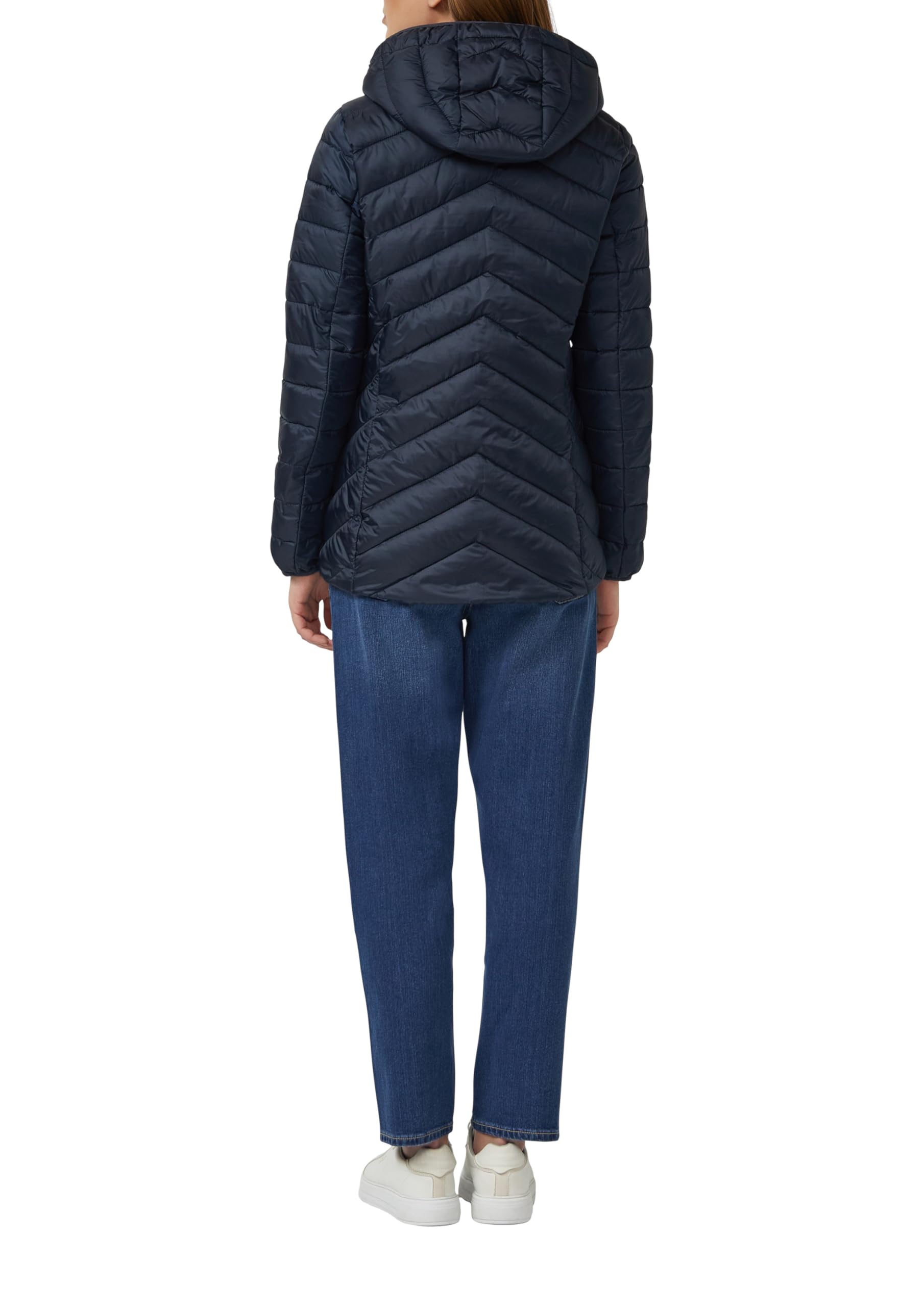 s.Oliver Gesteppte Jacke mit abnehmbarer Kapuze im Slim Fit