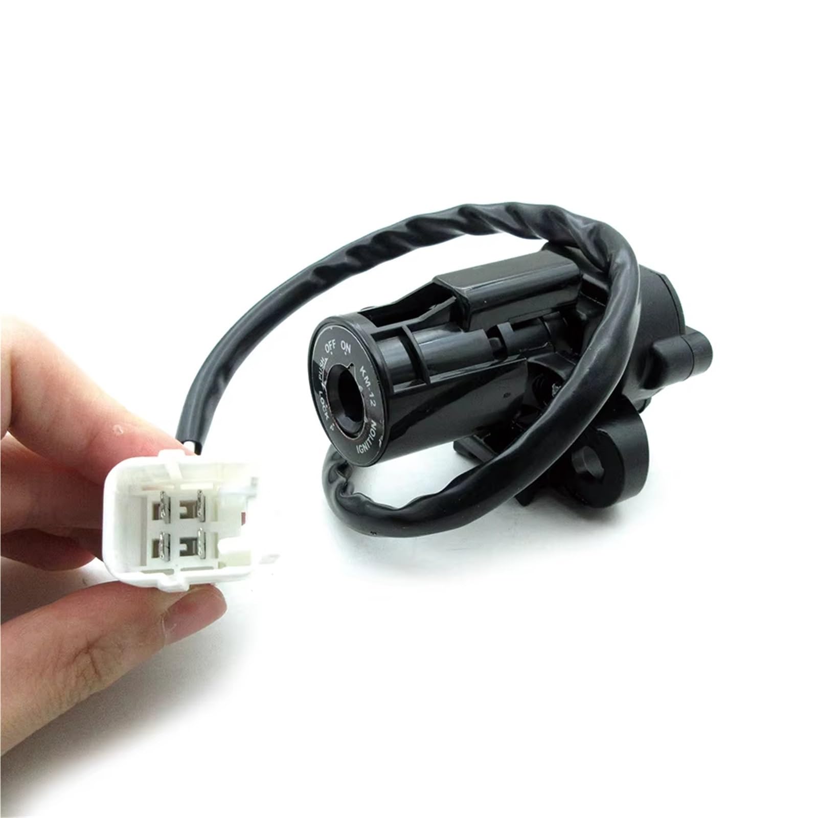 Moto Avviamento Chiave Blocco Accensione Moto Per Per Ninja 650 2017-2023 | Set Di Accessori Per Sedili Coperchio Tappo Serbatoio Della Benzina Blocco Dell'interruttore Accensione Motociclo