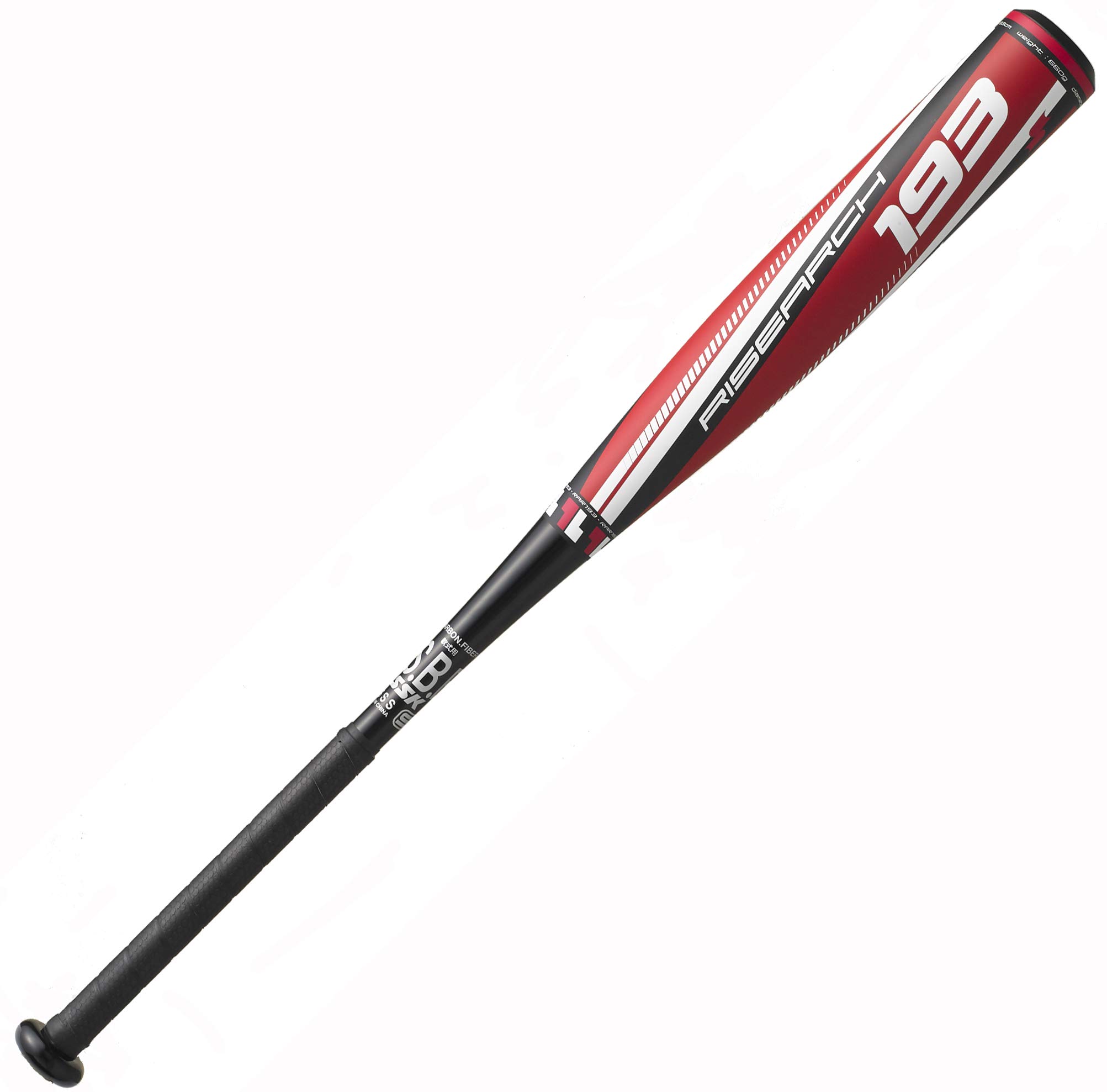 SSK SBB4016 Baseball General Soft FRP Bat, Rise Arch (2020 Spring/Summer Model), Red x Black (2090), 33.1 inches (84 cm)