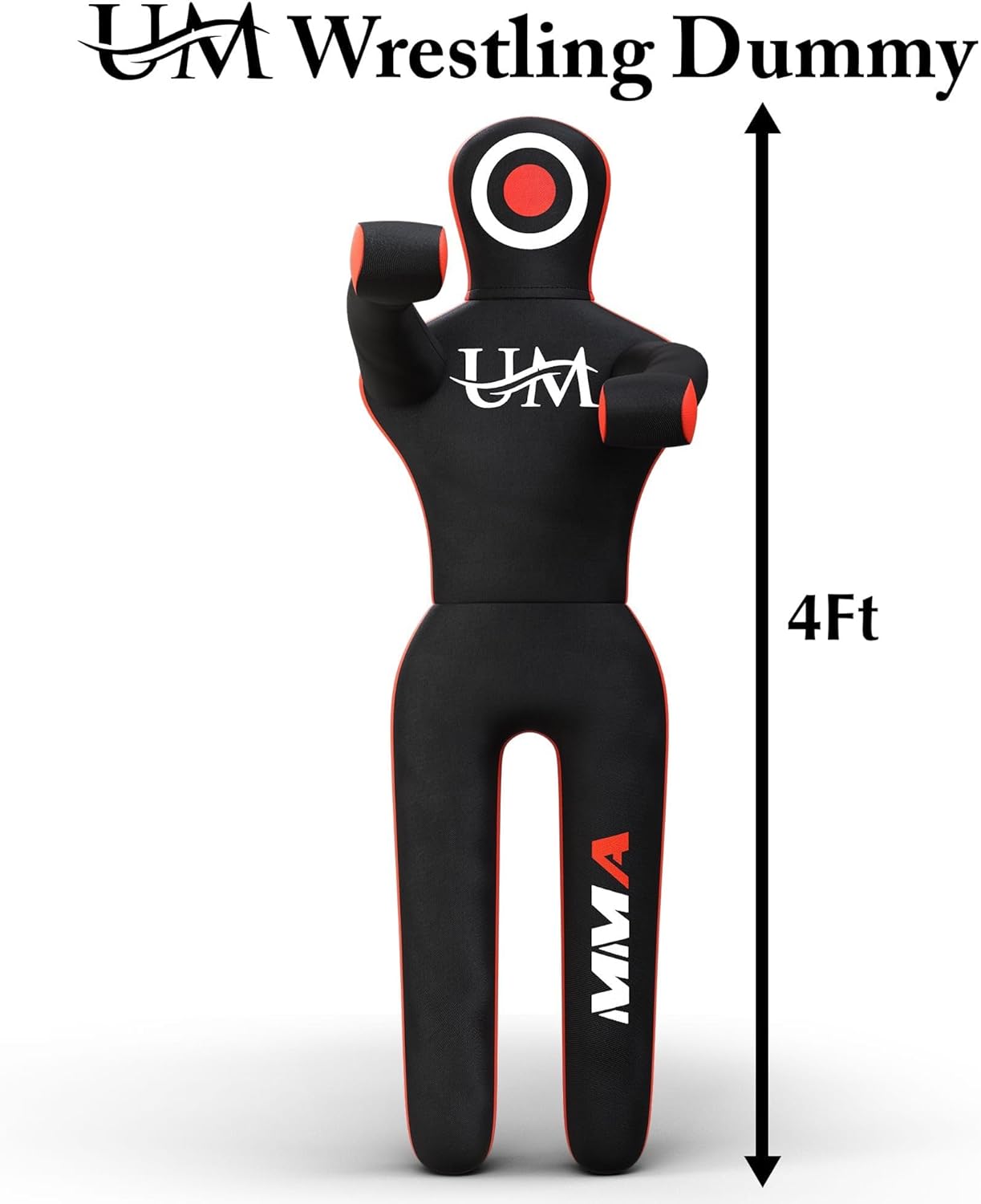 UM Supplies Premium Grappling Unfilled Wrestling Multipurpose Dummy for MMA, BJJ, Judo, Karate, Jiu Jitsu,Punching Dummy | Unmatched Quality PC Fabric-(UNFILLED)