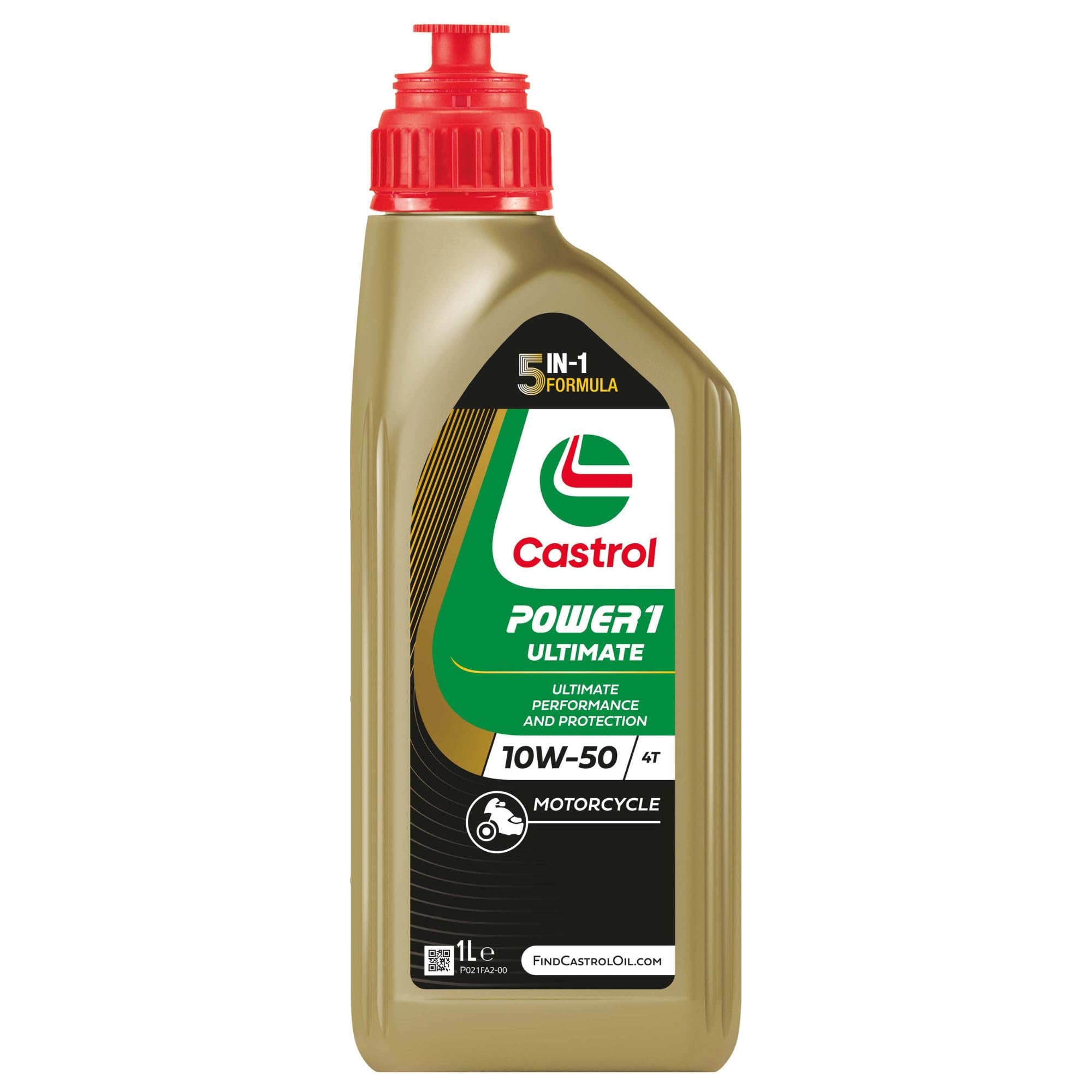 Castrol POWER1 ULTIMATE 4T 10W-50 Motorcycle Oil 1L