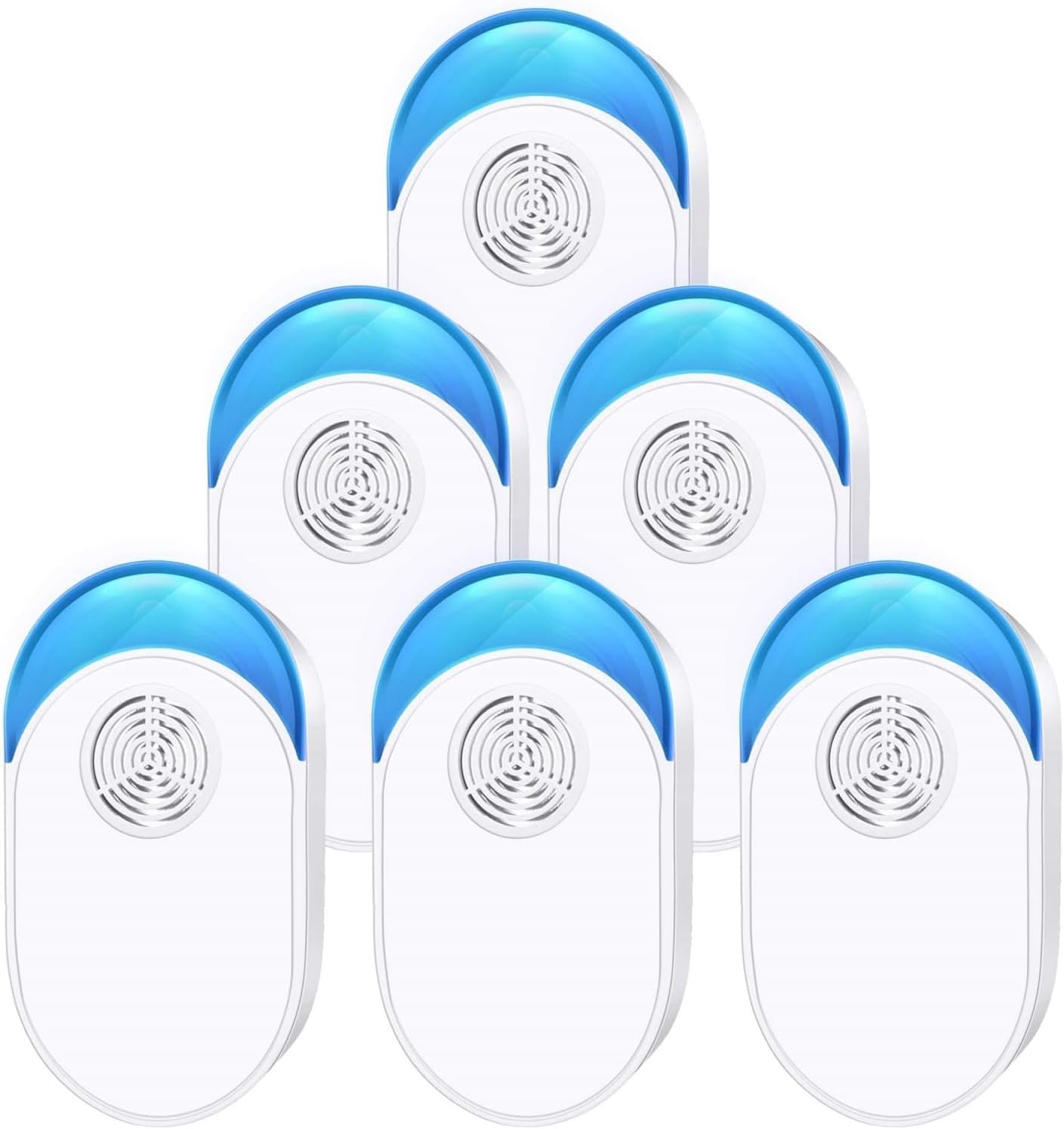 AputueUltrasonic Pest Repeller, 6 Pack Indoor Electronic Pest Repeller, Ultrasonic Pest Repellent Plug In, Ultrasonic Mouse Repeller for Kitchen, Living Room, Office, Garage Pest Control