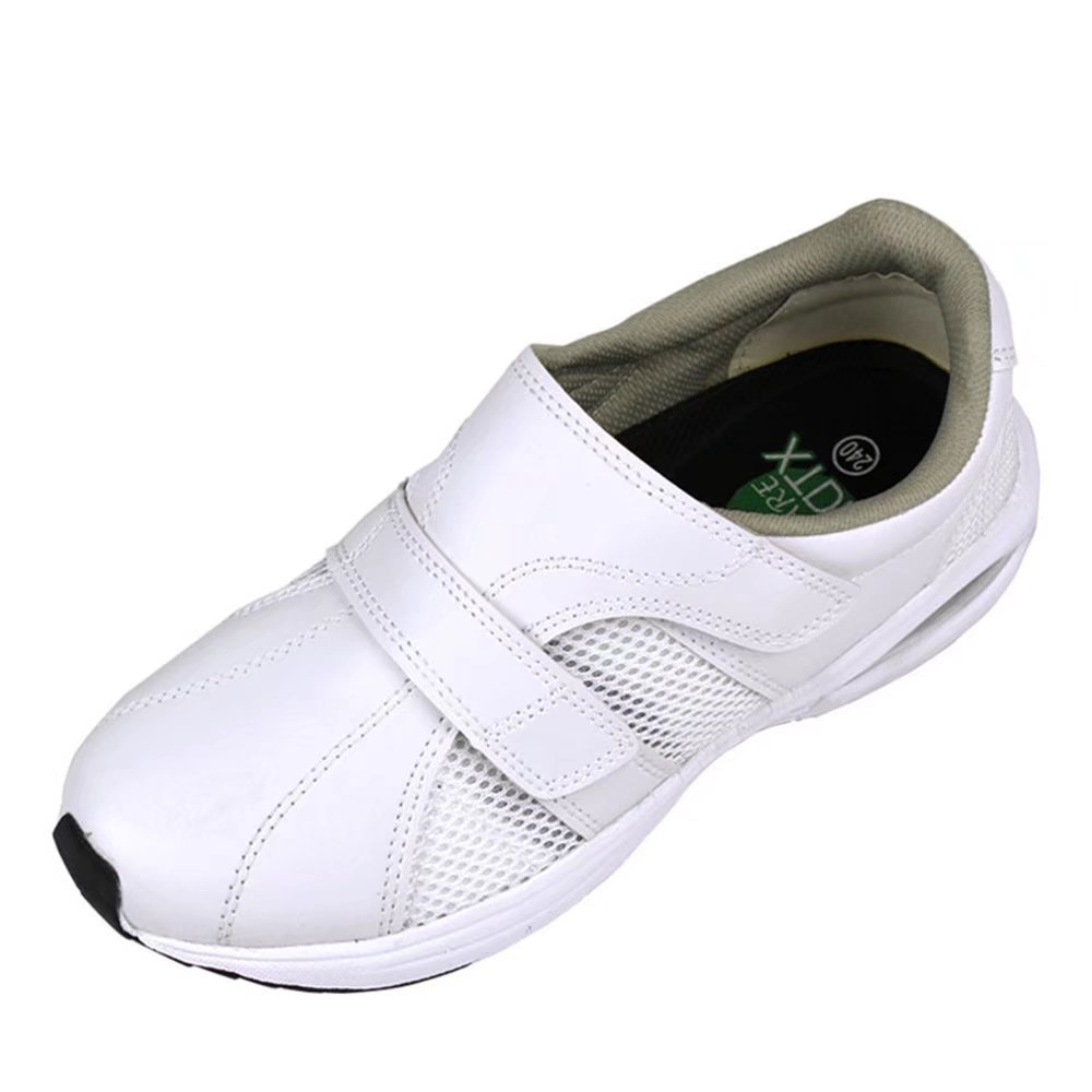 DDTX Scarpe Infermiere Uomo Donna Scarpe da Ospedale Antiscivolo Leggero e Traspirante Comodo Bianco